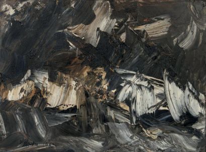 Stacha HALPERN (1919-1969) Abstaction, 1962
Huile sur toile, signée en bas à gauche...