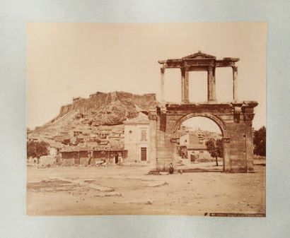 FELIX BONFILS GRECE
14 photographies d'Athènes.
Circa 1870
23x29cm