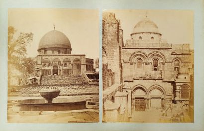 FELIX BONFILS JERUSALEM 4 vues de JERUSALEM
Circa 1870 - 23x28cm