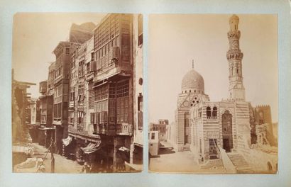 FELIX BONFILS PROCHE ORIENT 46 photographies de Palmyre, Damas, Le Caire, etc.
Circa...