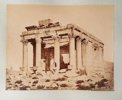 FELIX BONFILS PROCHE ORIENT 46 photographies de Palmyre, Damas, Le Caire, etc.
Circa...
