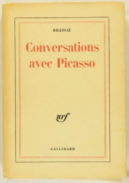 null Conversations avec Picasso. BRASSAI Paris, Gallimard, 1964. Couverture souple....
