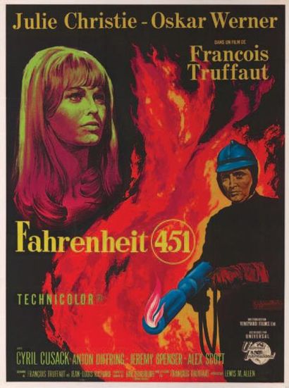 null FAHRENHEIT 451
TRUFFAUT François - 1966
NOEL - Française - 120x160cm Saint-Martin...