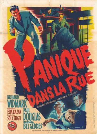 null PANIC IN THE STREET - KAZAN Elia - 1950
SOUBIE - Française - 120x160cm Cinémato...