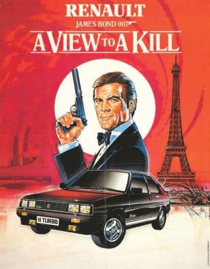 null VIEW TO A KILL (a) GLEN John - 1985
Française - 60x80cm Affiche publicitaire...