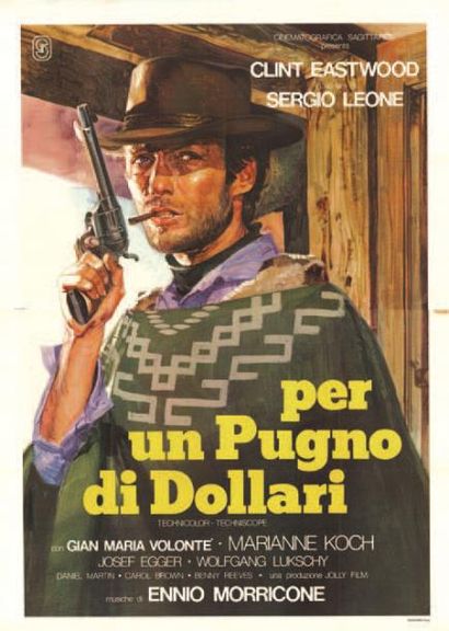 null PER UN PUGNO DI DOLLARI LEONE Sergio - 1964
Italienne - Ressortie 140x200cm...