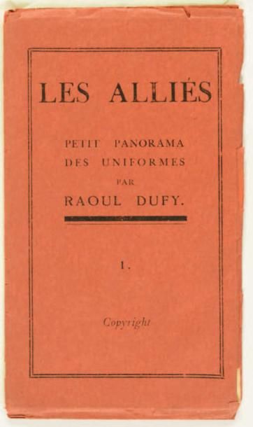 null LES ALLIES par Raoul DUFY Petit panorama des uniformes. Editions Paul Iribe,...
