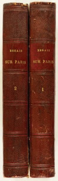 null ESSAIS HISTORIQUES SUR PARIS Auguste Poullain de Saint-Foix. 2 volumes 1805....