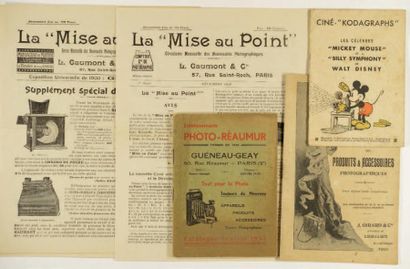 null CATALOGUES 4 revues “la mise au point” (1900) et 12 catalogues de Matériels...