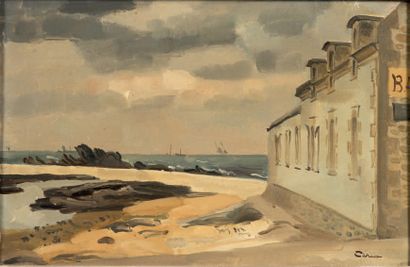 Edmond CERIA (1884-1955) Un coin de Bretagne
Huile sur toile
Signée en bas à droite
27...