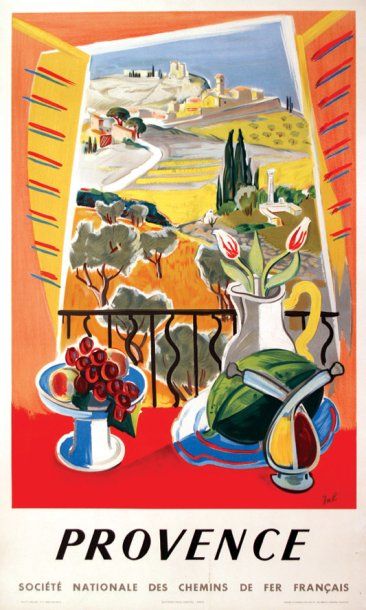 Provence 1945 JAL SNCF. 1952. Paul Martial...