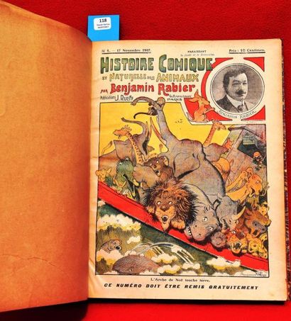 null «Histoire Comique et Naturelle des Animaux».
Editions J. Rueff. Un volume in-4°...