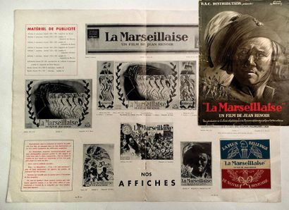null LA MARSEILLAISE RENOIR Jean - 1937
Dossier de presse luxueux de 16 pages. Traces...