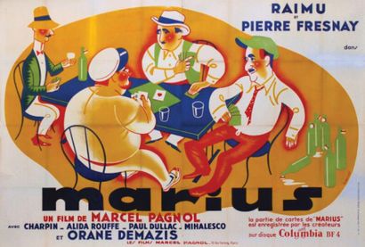 Cerutti MARIUS PAGNOL Marcel - 1931
Affiche pliée en bon état mais plis coupé.
Ressortie...