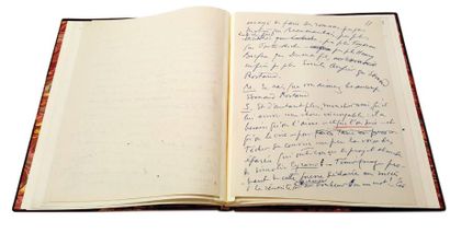 Sacha GUITRY Le Théâtre et moi. Exceptionnel manuscrit autographe d'un entretien...