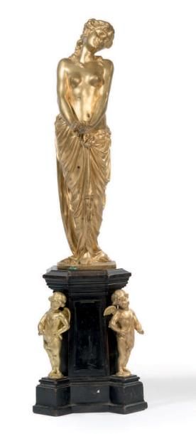 Joseph Charles De Blezer (act circa 1868-1881) L'Aurore
Epreuve en bronze ciselé...