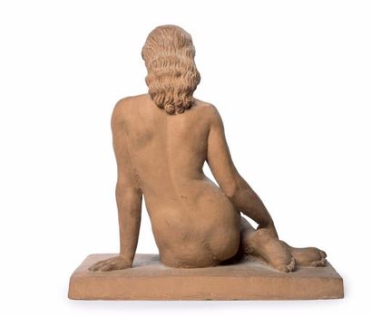 S.CLERC (Actif au XXème siècle) Femme nue
Terre cuite
H. 40 cm