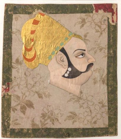 BIJAI SINGH de JODHPUR (1753-1794), probablement Portrait du Maharajah Bijai Singh,...