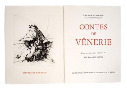 (GUINY Jean-Marie) LA VARENDE Jean de Contes de vénerie. Cercle des bibliophiles...