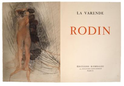 (RODIN) LA VARENDE Jean de Rodin. Ed. Rombaldi Paris 1944. E.O. L'un des 300 ex....