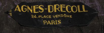 Agnès-Drecoll 
Ensemble 3 pièces (veste,bustier, jupe) pour l'après-midi en soie...