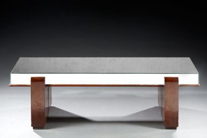 ANDRÉ DOMIN (1883-1962) & MARCEL GENEVRIERE (1885-1967) MAISON DOMINIQUE Table basse...