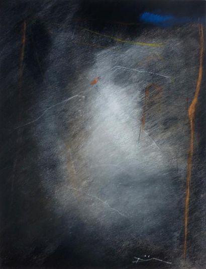 DUMINIL Franck Sans titre / Pastel sec sur papier / SBD / 31,5 x 24,5 cm