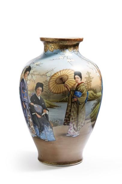 JAPON, Fours de Kutani<br/>Epoque MEIJI (1868 - 1912)
