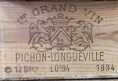 null Bordeaux - Pauillac
11 bouteilles Château Pichon Longueville 1994 (CBO)