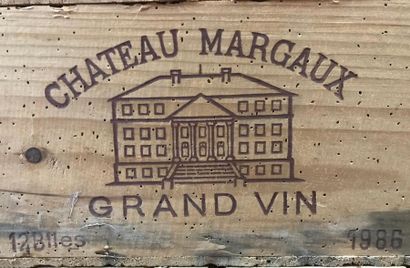 null Bordeaux - Margaux
12 bouteilles - Château Margaux 1986 (CBO)