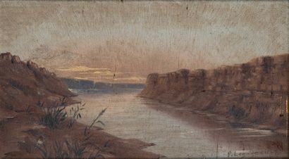 Paul LEGAGNEUR (XIXème-XXème siècle) Paysage du Sud
Paire d'huiles sur toile, signée...