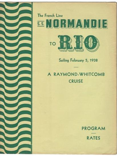 CROISIERE A RIO de 1938 