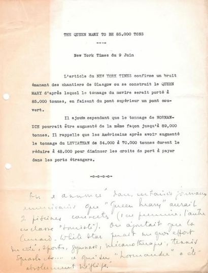 null Courriers divers et télégrammes adressés à Mr Cangardel Administrateur Directeur...