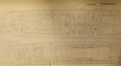 null Calque "Paquebot T6 pour la ligne de New-York - plan des formes - partie arrière",...