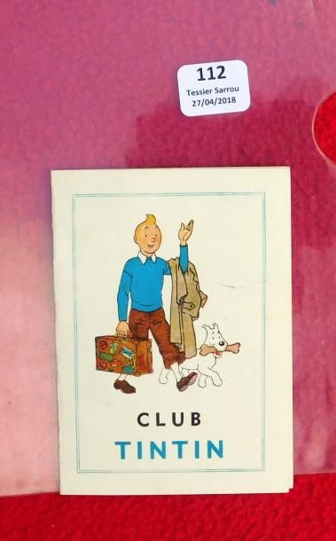 HERGÉ «Carte Club Tintin»
Authentique carte de membre du Club Tintin. Carte n°9295...