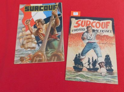 HUBINON «Surcouf». 2 volumes.
«Corsaire de France» 1952 - «La Terreur des Mers» 1953....