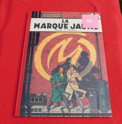 JACOBS «La Marque Jaune».
Editions Blue Circle 1983. Album cartonné dos toilé rouge,...