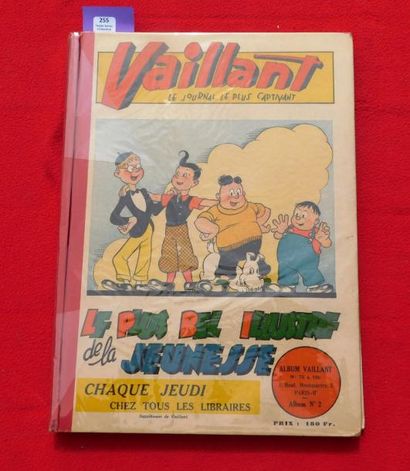 VAILLANT Album n°2.
Du n°73 à 100. (17 octobre 1946 au 10 avril 1947). Reliure éditeur...