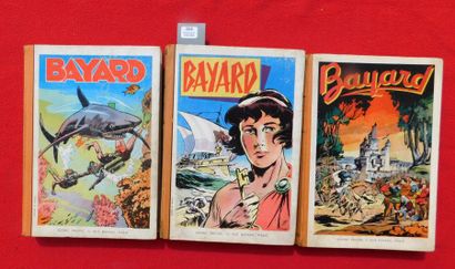 BAYARD 3 albums.
Reliures éditeur 1954/1 - 1955/2 - 1956/1. Très bel état.
