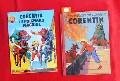 CUVELIER «Les Nouvelles aventures de Corentin».
Lombard 1952 cartonné dos toilé rouge,...