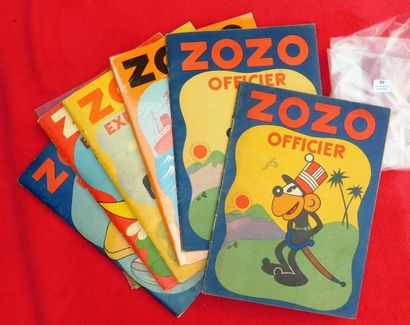 Franchi «Zozo». 8 volumes.
Collection complète des 7 titres («Officier» est en double)....