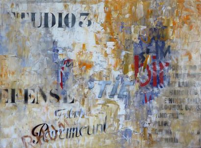 DELORME Lucas Sans titre / Huile sur toile / SBD / 73 x 100 cm
