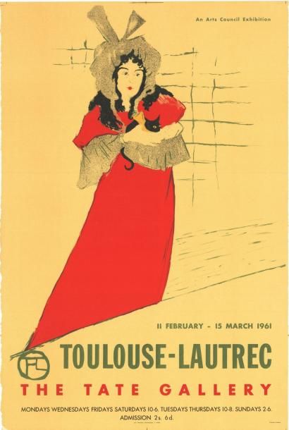 Henri de TOULOUSE-LAUTREC - 1961 The Tate Gallery
Affiche Britannique imprimée en...