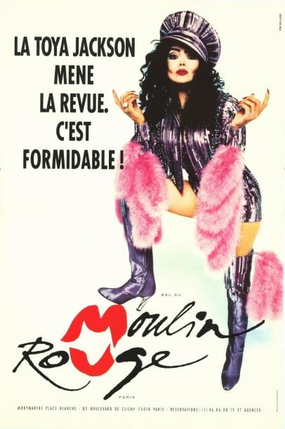 MOULIN ROUGE - 1992 Latoya Jackson mene la revue - 2 exemplaires
Affiches françaises...