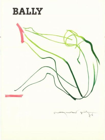 Raymond RAYMOND GID - 1976 Bally
Affiche française en bon état, 42,5x57,5cm