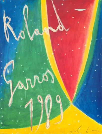 NICOLE DE MORIN - 1989 Roland Garros 1989
Affiche française en bon état trou de punaise...