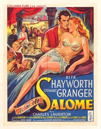 SALOME - 1953 Film réalisé par William DIETERLE avec HAYWORTH Rita et GRANGER Stewart
Affiche...