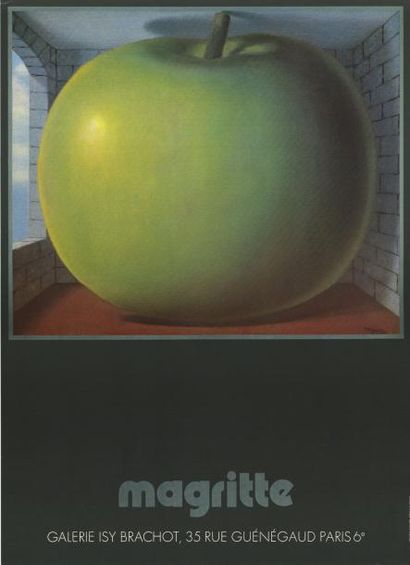 René Magritte Galerie Isy Brachot
Affiche française, très bon état, 75x54cm