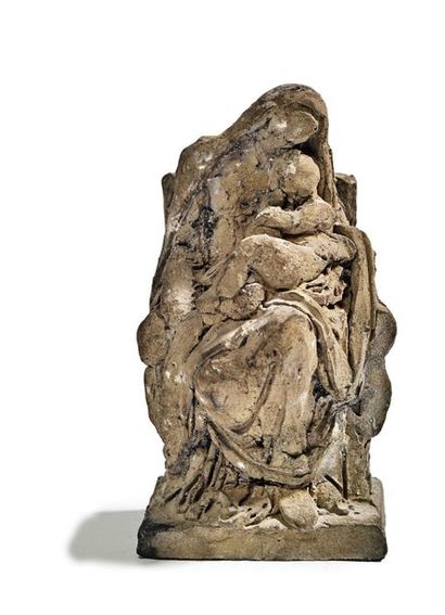 Jacques Edme DUMONT (1761-1844), attribué à 
Maternity
Original terracotta sketch
H...