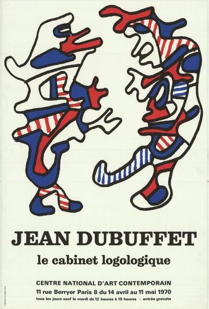 Jean DUBUFFET - 1970 Le Cabinet Logologique - Centre d'Art Contemporain. Imprimerie...